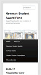 Mobile Screenshot of newmanfund.org