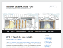 Tablet Screenshot of newmanfund.org